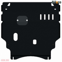 Защита картера двигателя и кпп для Mazda Demio 2002-2007, V-все / Verisa, V-все, 2004-2015, 2WD(стал