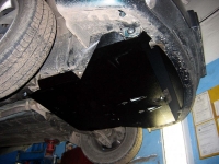 Защита картера и КПП, KIA Carens (FJ), 1,6; 1,8, 2000 - 2006, сталь 2 мм