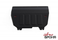 Защита картера + КПП + комплект крепежа, АвтоБРОНЯ, Сталь, Geely Coolray 2020- , V - 1.5