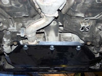 защита {картера и КПП} HYUNDAI Pony (Excel) (1990 - 1995) 1,5 (кузов: X2) сталь 2 мм