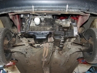 Защита {картера и КПП} SKODA Felicia (1994 - 1998) кроме - 1,6 / except 1.6 (кузов: 6U1; 6U5; 797) с