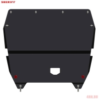 Защита картера и КПП для HYUNDAI i40, 2 012-, , сталь 2,5 мм