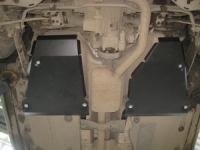 Защита топливного бака Volkswagen Tiguan 4WD (2 части)