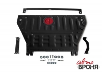 Защита картера + КПП + комплект крепежа, Сталь, Mazda 3 2003-2008, V - 1.6; 2.0/Mazda 5 2005-2010, V - 1.8; 2.0/Mazda Premacy 2005-2010, V - все