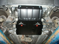 защита {картера} CHEVROLET Niva (Lada 2123) (2003 -) 1,7 ; сталь 2 мм, Штамповка, 10,59кг., 1 лист