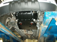 защита {картера} CHEVROLET Niva (Lada 2123) (2003 -) 1,7 ; сталь 2 мм, Штамповка, 10,59кг., 1 лист