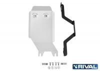 Защита редуктора + комплект крепежа, Rival, Сталь, Toyota RAV4 2019-, V - 2.0, 2.5; полный привод