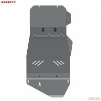 Защита картера и МКПП для SSANG YONG Rexton, 2 004-2 007, GAB, сталь 2,5 мм