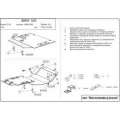 Защита {картера} BMW 5ER (1991 - 1995) 2,5 4wd (кузов: Е34) сталь 