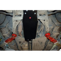 Защита картера и КПП, CHEVROLET Trail Blazer (KC (GMT800)), 4,2, 2001 - 2012, сталь 2,5 мм