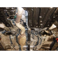 защита {картера и КПП} MITSUBISHI Space Wagon (1998 - 2003) 2,0 GDI; 2,4 GDI (кузов: N5) сталь 2 мм