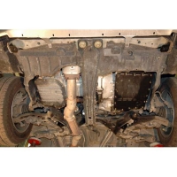 защита {картера и КПП} NISSAN Serena полный привод (1999 - 2005) 2,0 4wd (кузов: C24) сталь 2,5 мм,