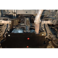 защита {картера и КПП} NISSAN Serena полный привод (1999 - 2005) 2,0 4wd (кузов: C24) сталь 2,5 мм,