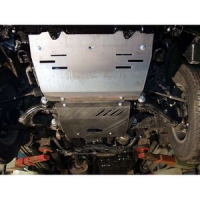 Защита {рул. и карт.} TOYOTA Land Cruiser 120 (Prado) без штатной защиты (2005 - 2009)