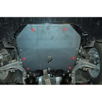 Защита {картера и КПП} CADILLAC BLS (2006 -) 2 ; алюминий